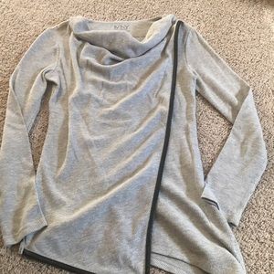 ⭐️ Marc NY Asymmetrical Faux Leather Top Sz L